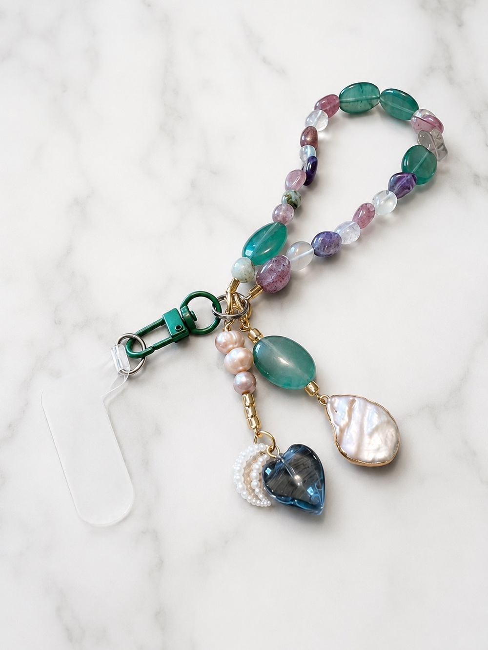 HOMEMADE | by moi “Dusky Dunes” Phone Charm Bracelet